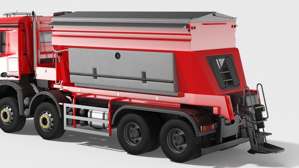 Gritter Truck Simple Interior 3D model