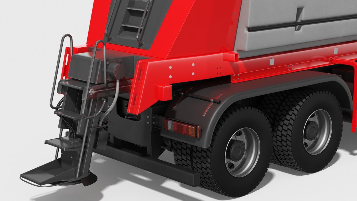 Gritter Truck Simple Interior 3D model