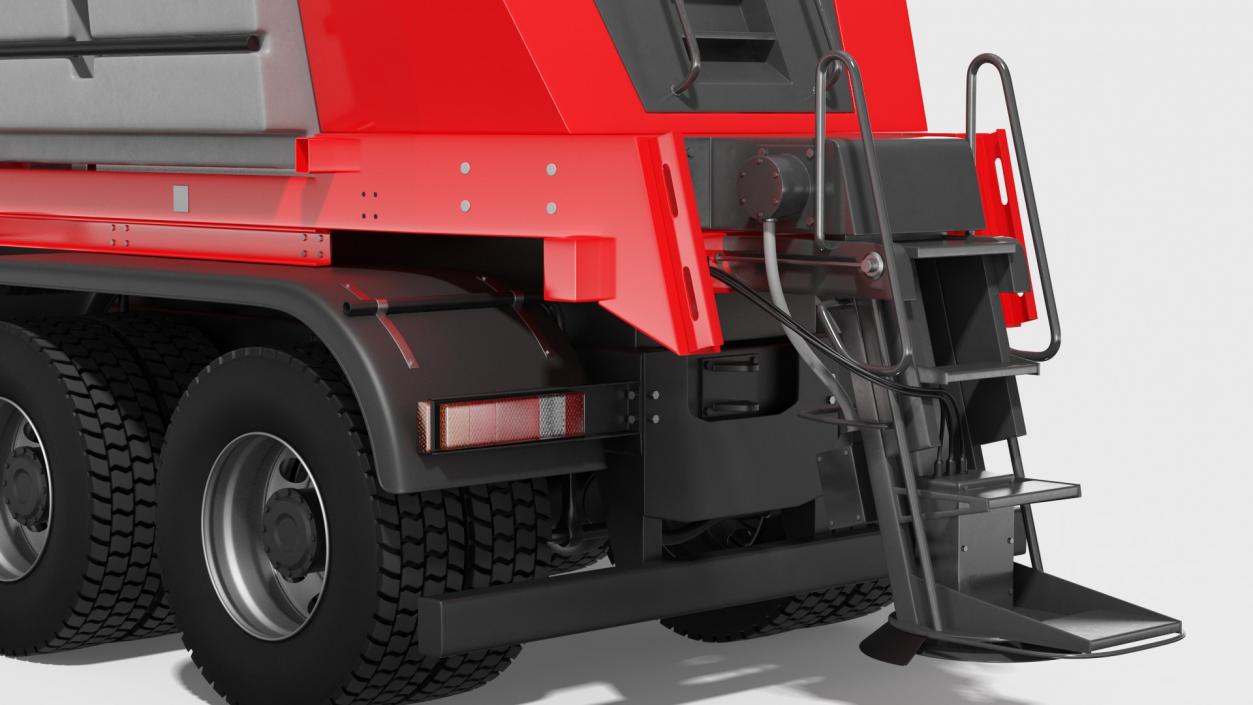 Gritter Truck Simple Interior 3D model