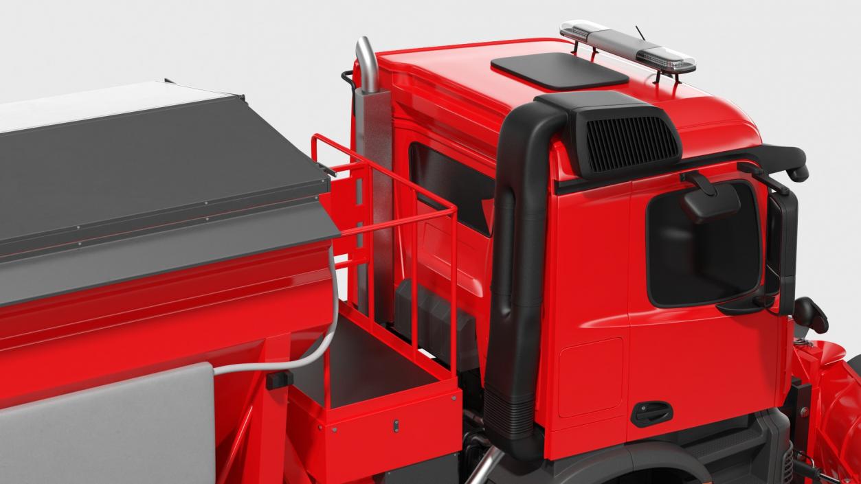 Gritter Truck Simple Interior 3D model