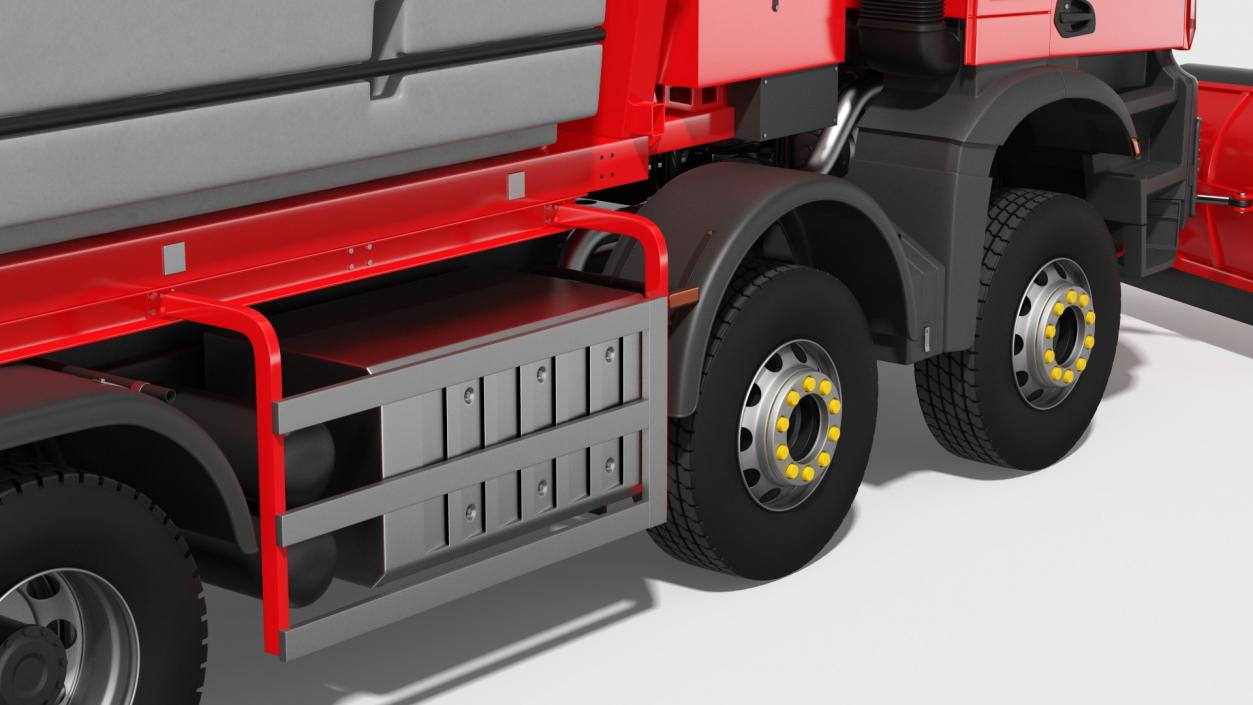 Gritter Truck Simple Interior 3D model