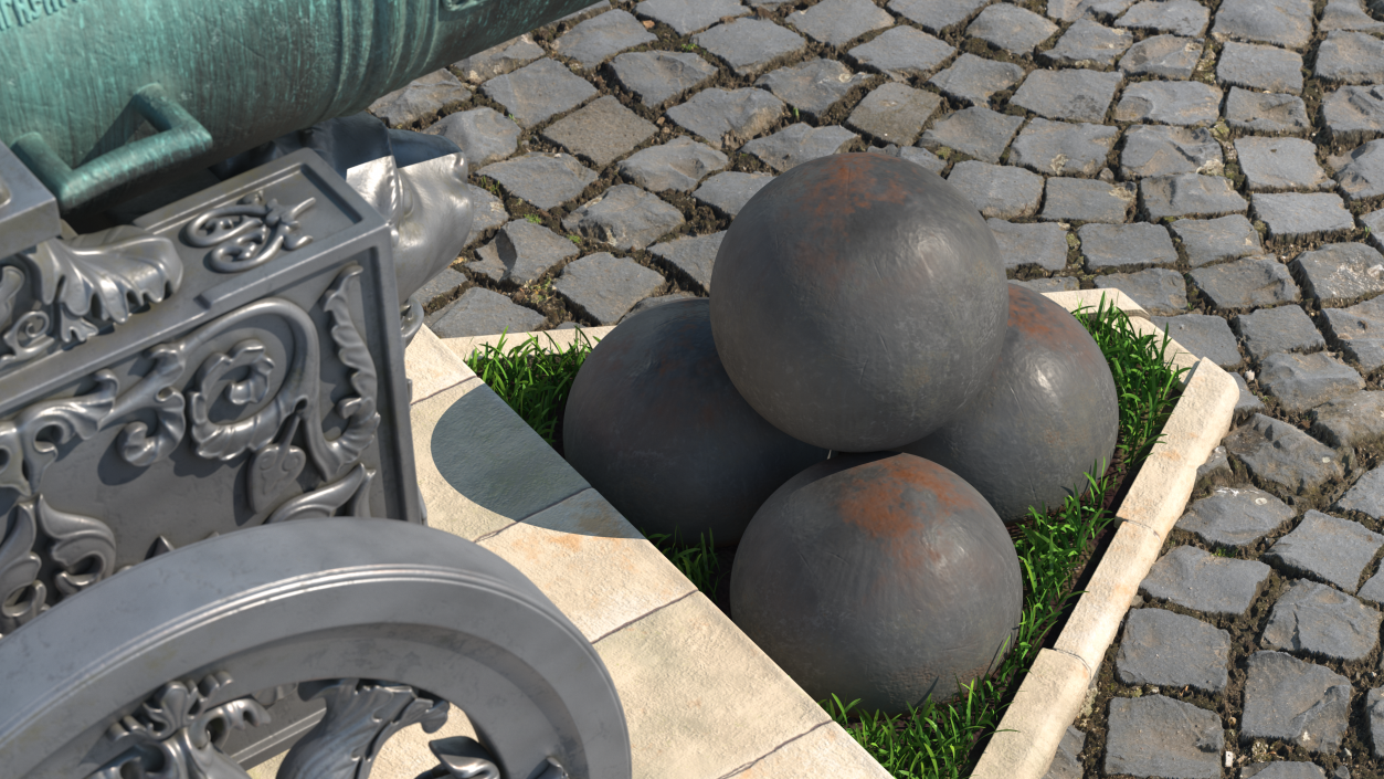 3D model Old Canon Cores