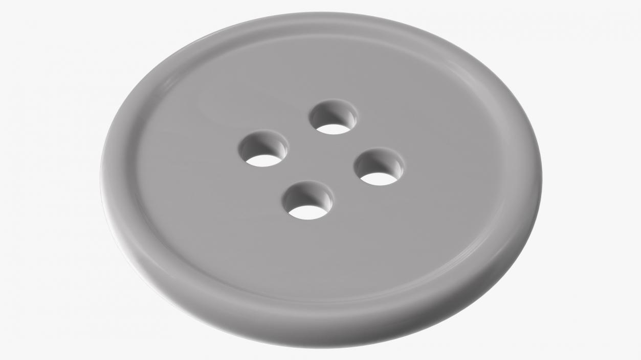 3D Button Grey