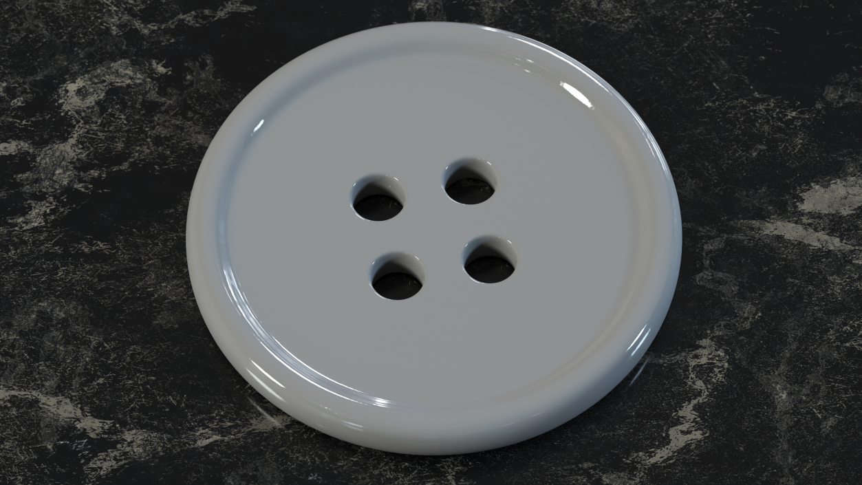 3D Button Grey