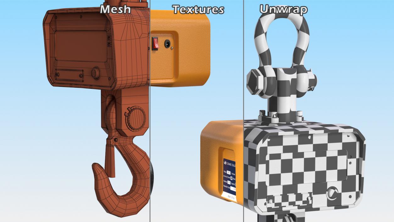 Vestil SC6 Crane Scale 3D