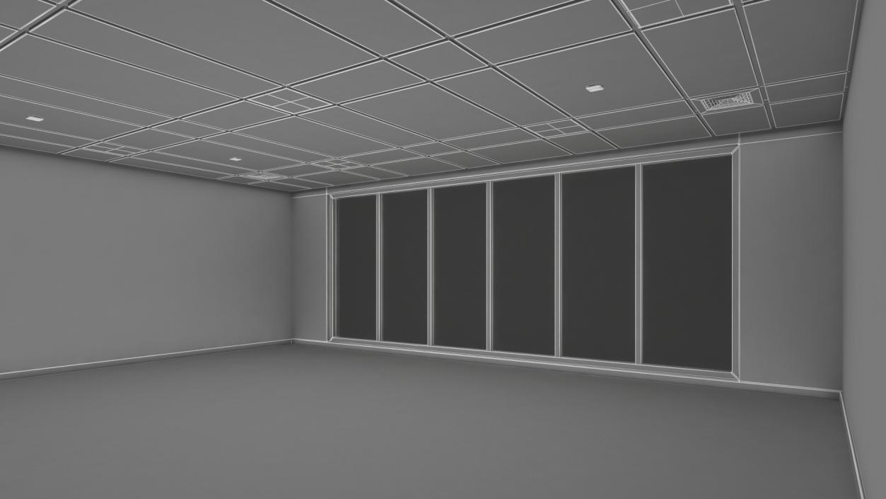 3D model Modern Meeting Room Empty