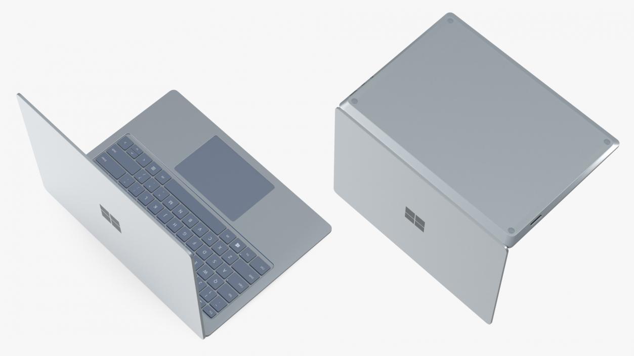 3D Microsoft Surface Laptop 4 13 Inch Ice Blue model