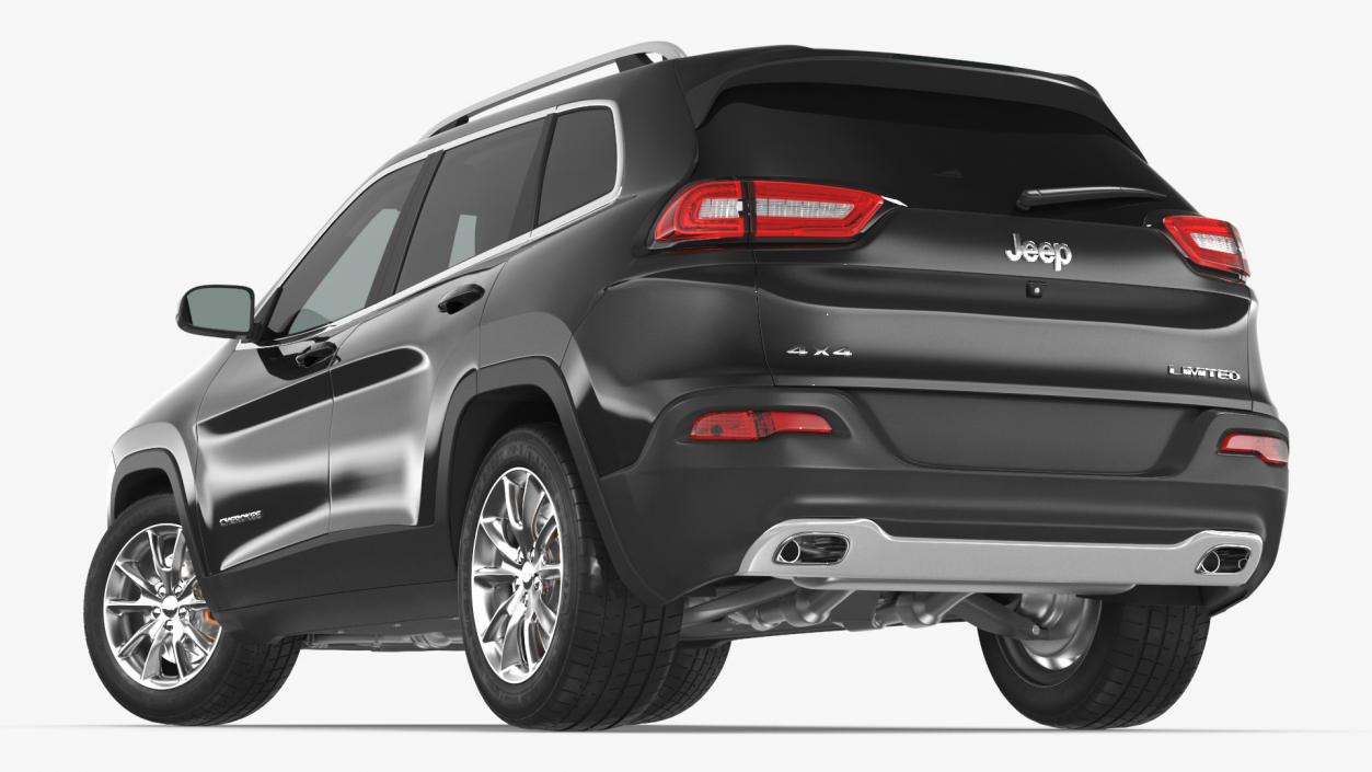 Jeep Cherokee SUV Rigged 3D model