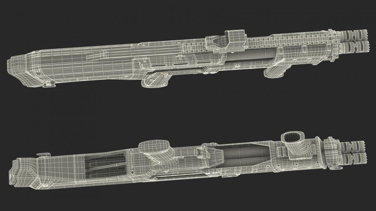 MFG 12 Green Gauge Pump Rigged for Cinema 4D 3D model