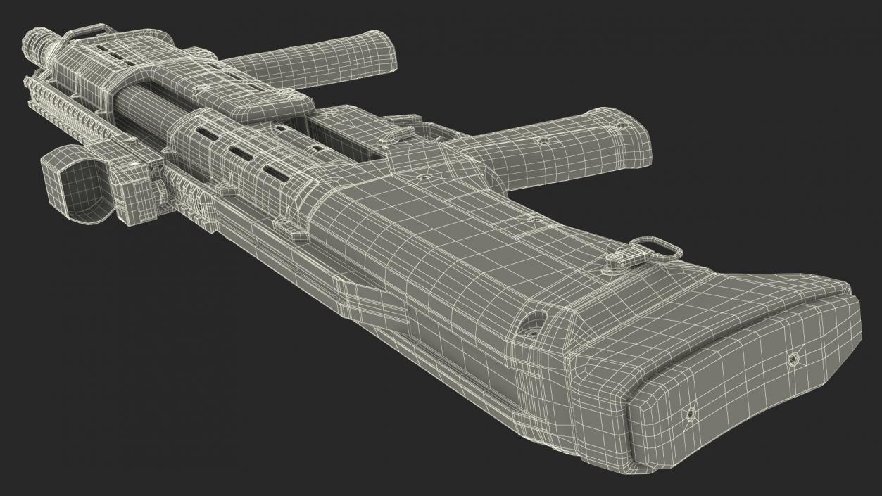 MFG 12 Green Gauge Pump Rigged for Cinema 4D 3D model