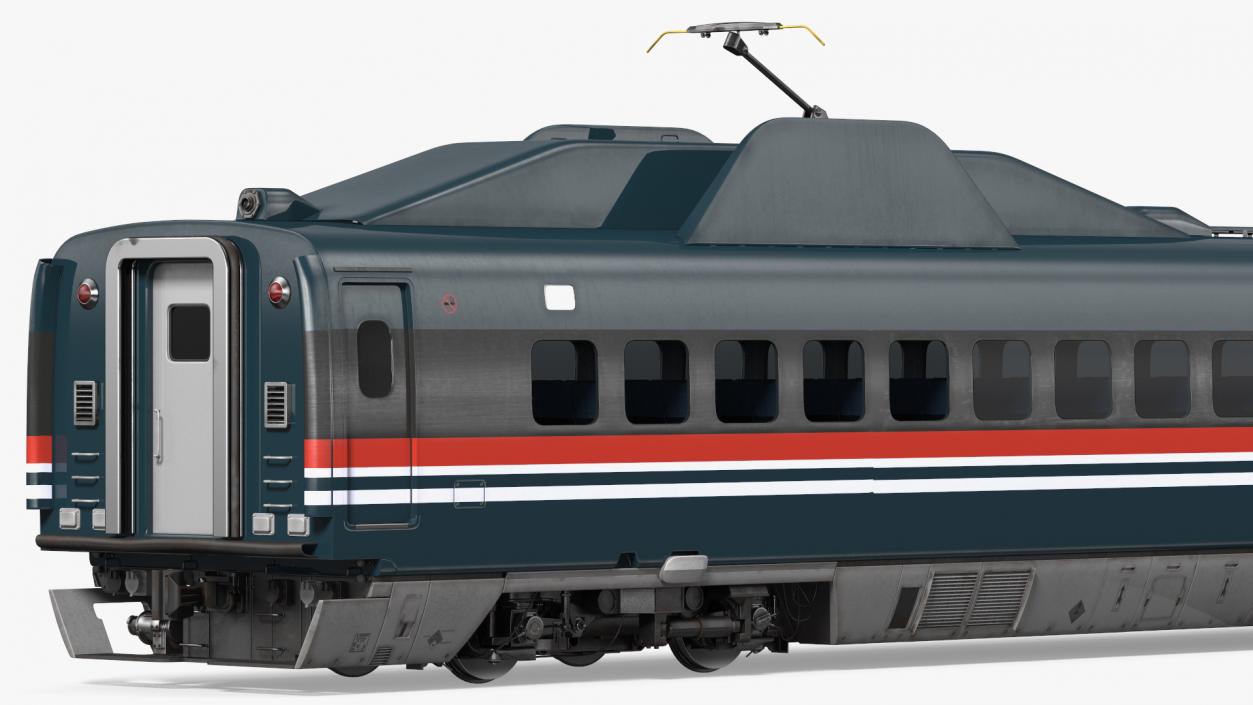 3D model Rigged Speed Trains Collection