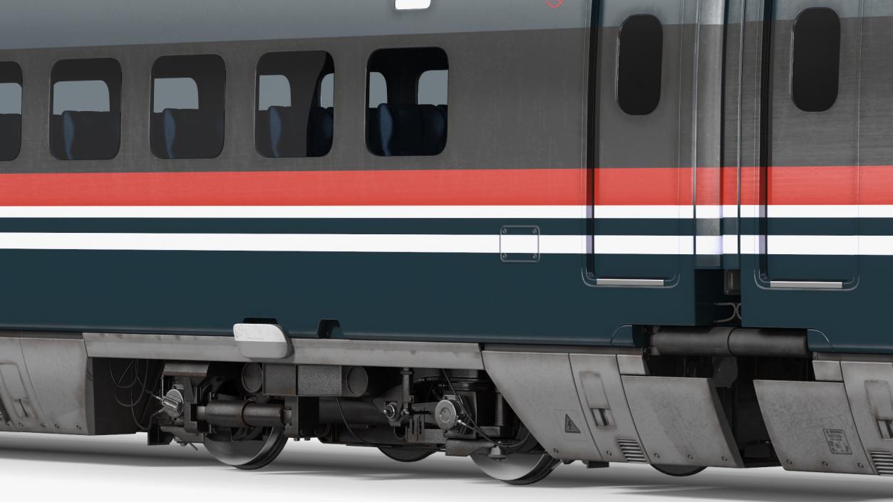 3D model Rigged Speed Trains Collection