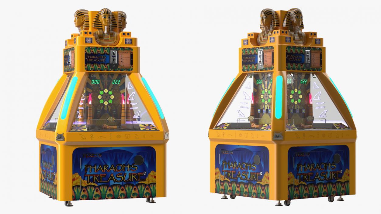 3D Pharaoh Treasure Arcade Machine