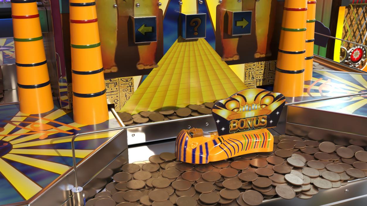 3D Pharaoh Treasure Arcade Machine