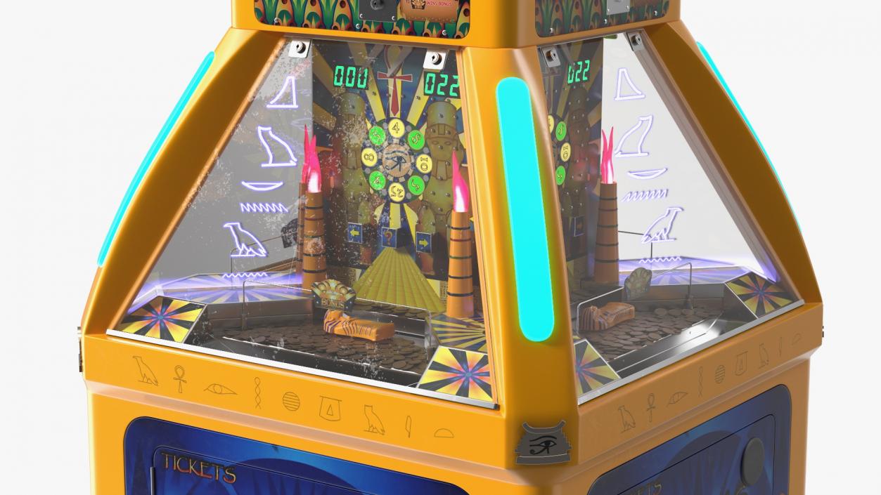 3D Pharaoh Treasure Arcade Machine