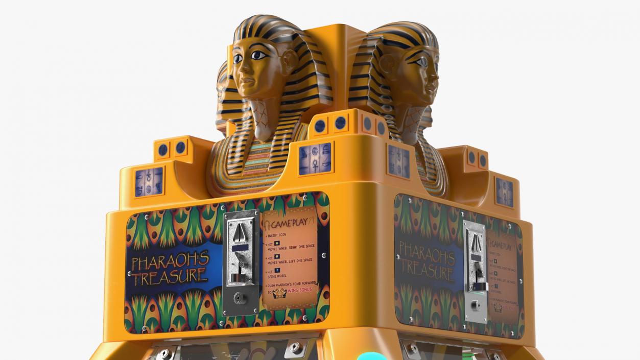 3D Pharaoh Treasure Arcade Machine