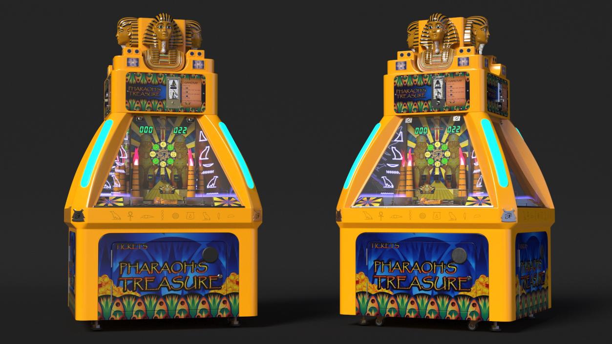 3D Pharaoh Treasure Arcade Machine