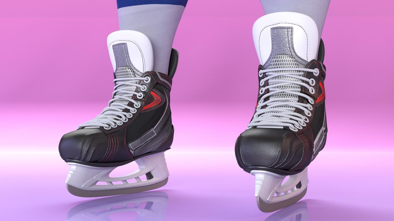 Hockey Equipment White 3D