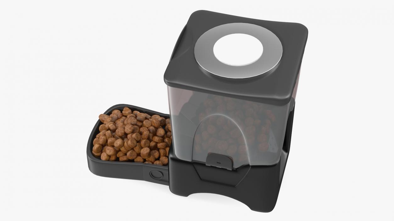 Automatic Pet Feeder Dry Food Dispenser 3D model