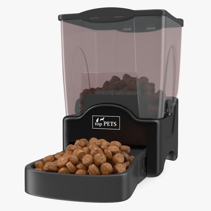 Automatic Pet Feeder Dry Food Dispenser 3D model