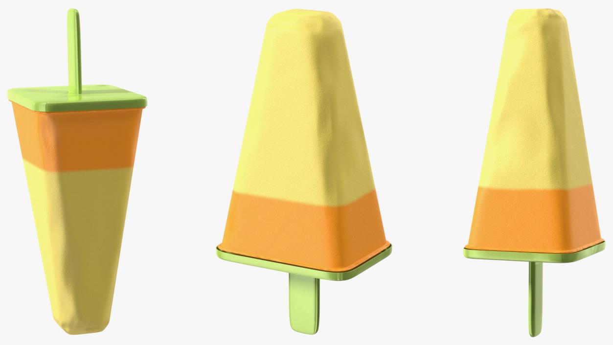 3D model Homemade Ice Cream Banana