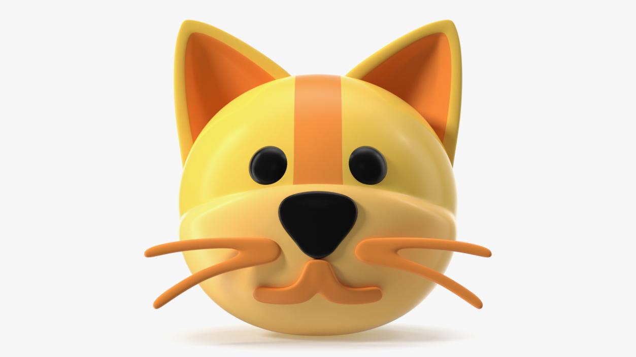 Cat Face Emoji 3D model