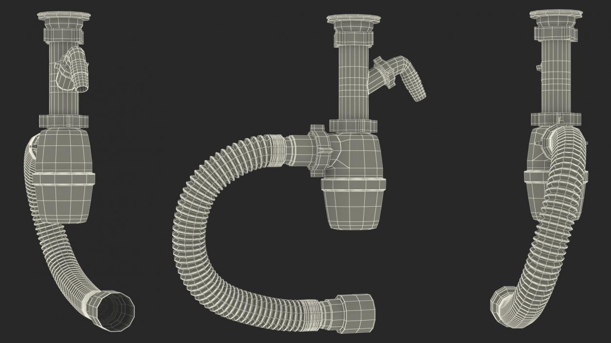 3D Sink Siphon