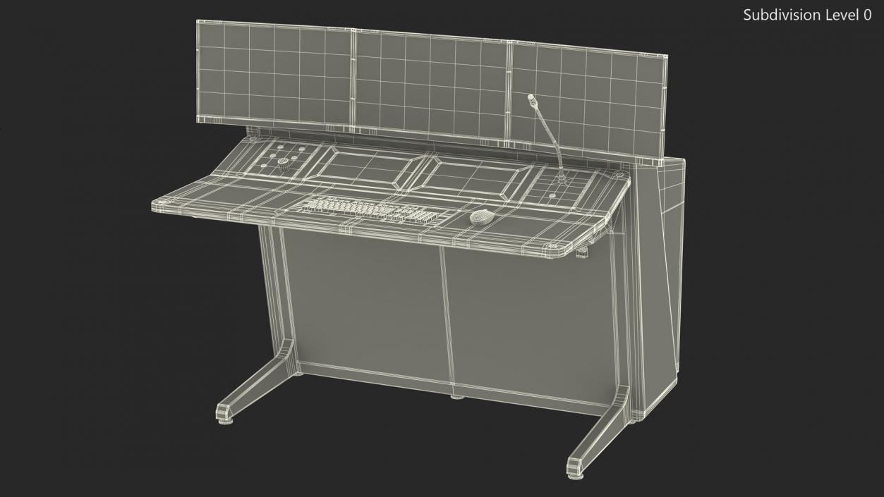 3D model Control Room Console