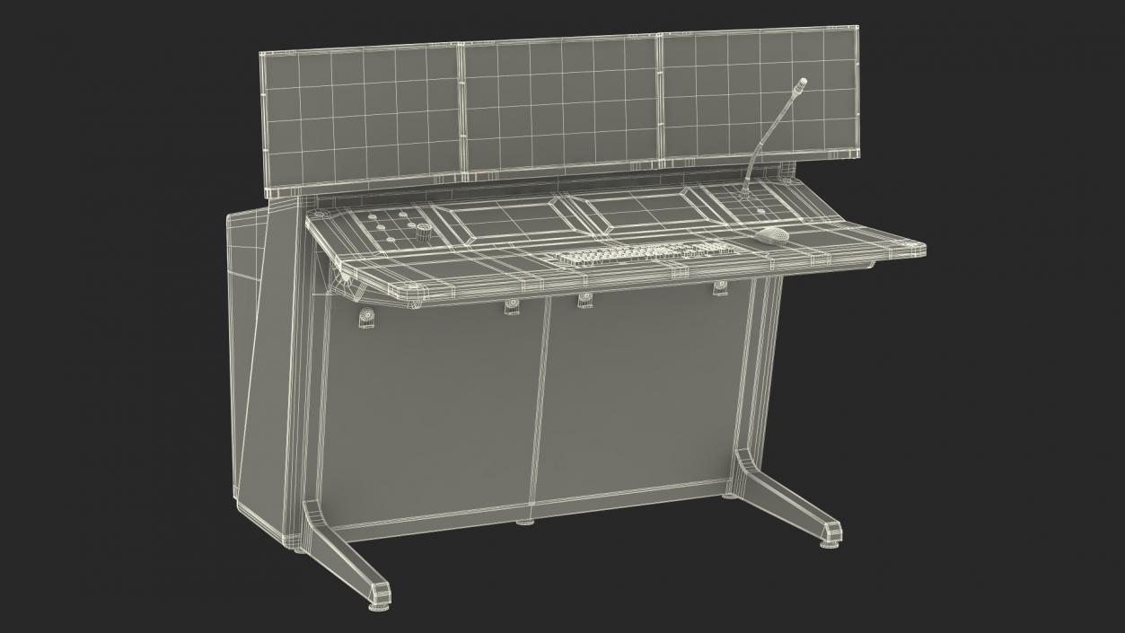 3D model Control Room Console