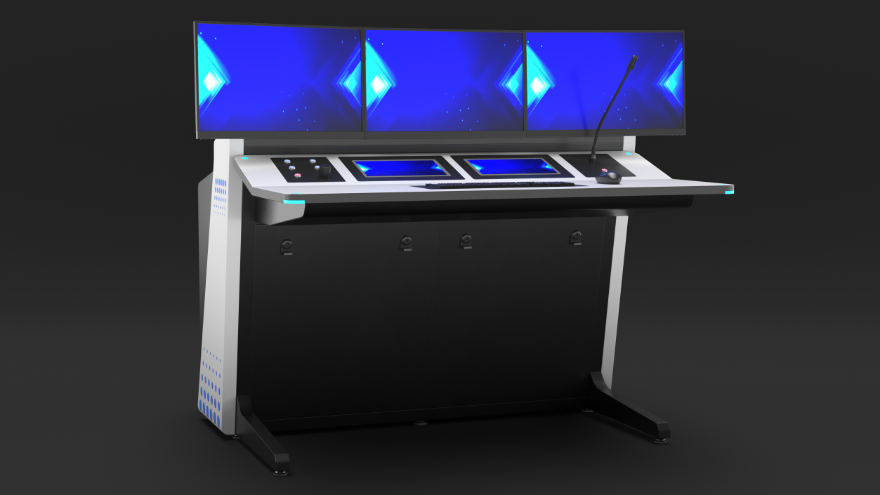 3D model Control Room Console