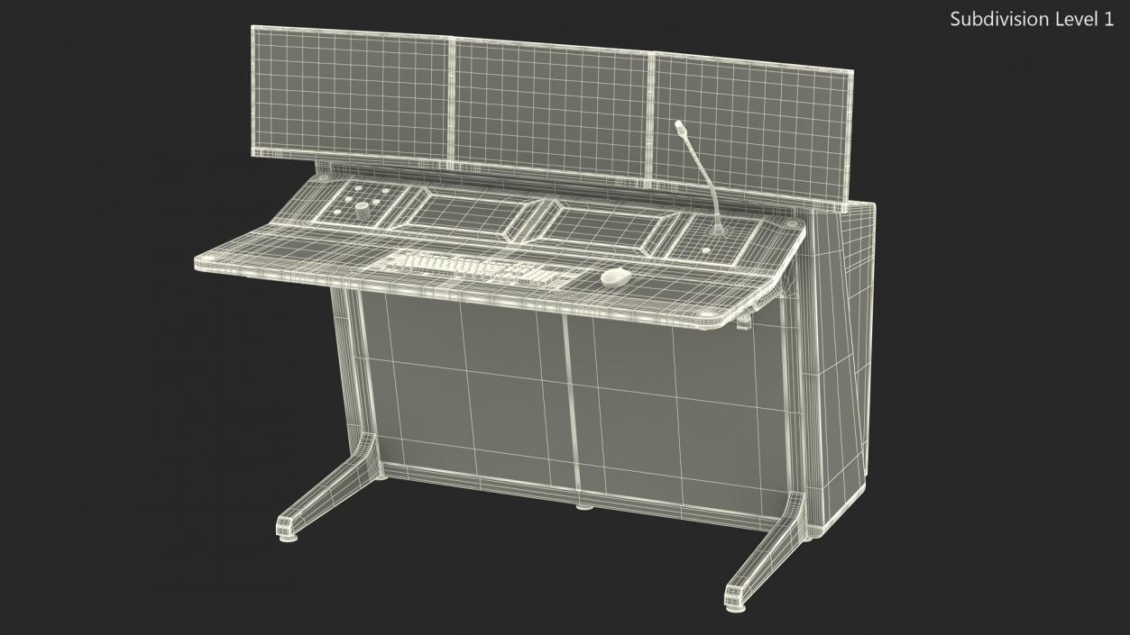 3D model Control Room Console