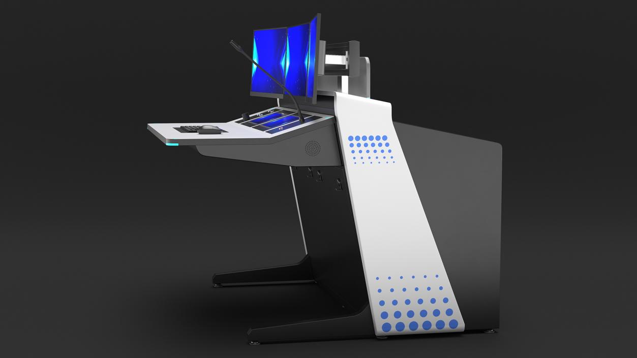 3D model Control Room Console