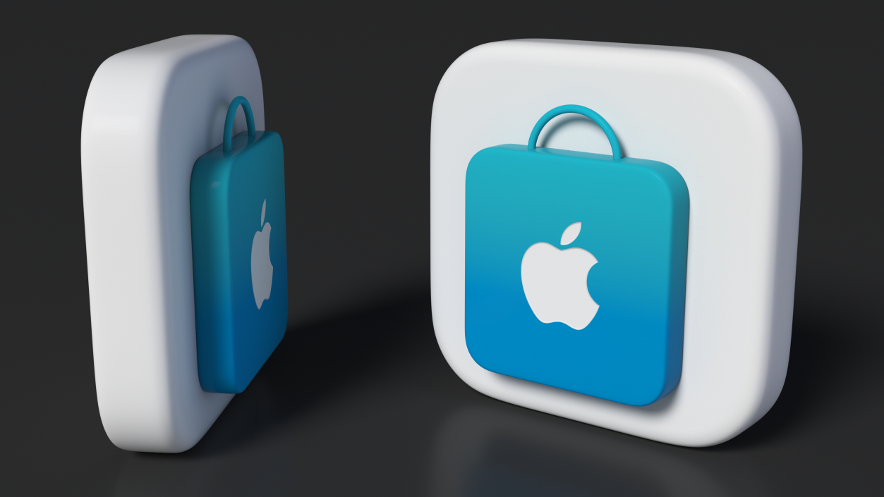 iPhone iOS Apple Store Icon 3D