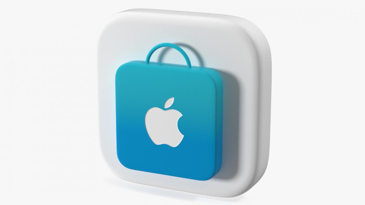 iPhone iOS Apple Store Icon 3D