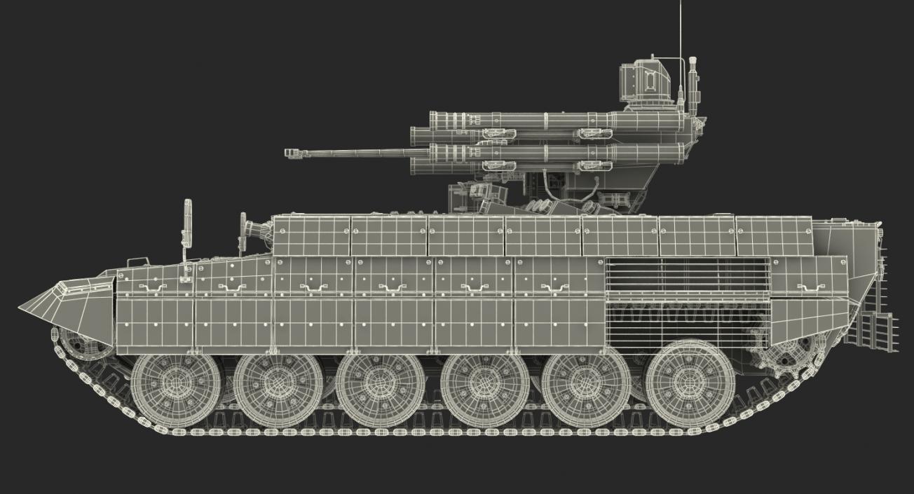 Russian Armored Fighting Vehicle BMPT 3D