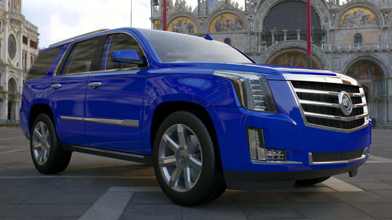 Cadillac Escalade SUV Simple Interior 3D