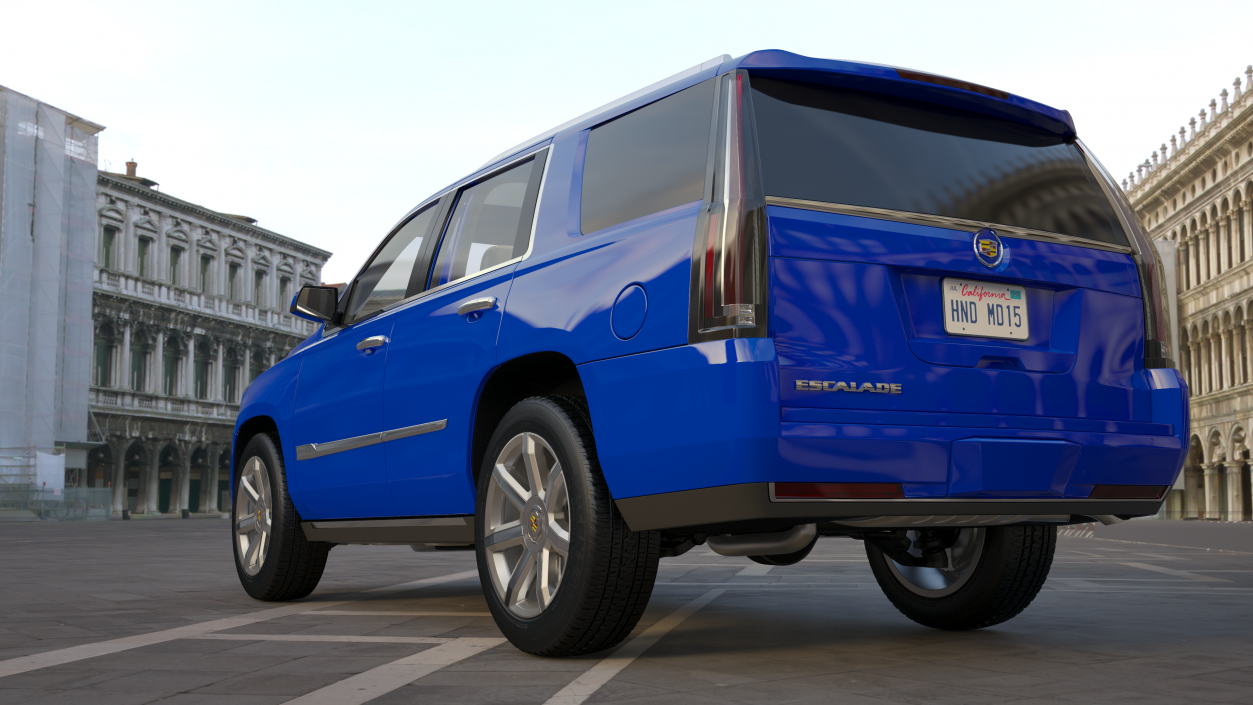 Cadillac Escalade SUV Simple Interior 3D