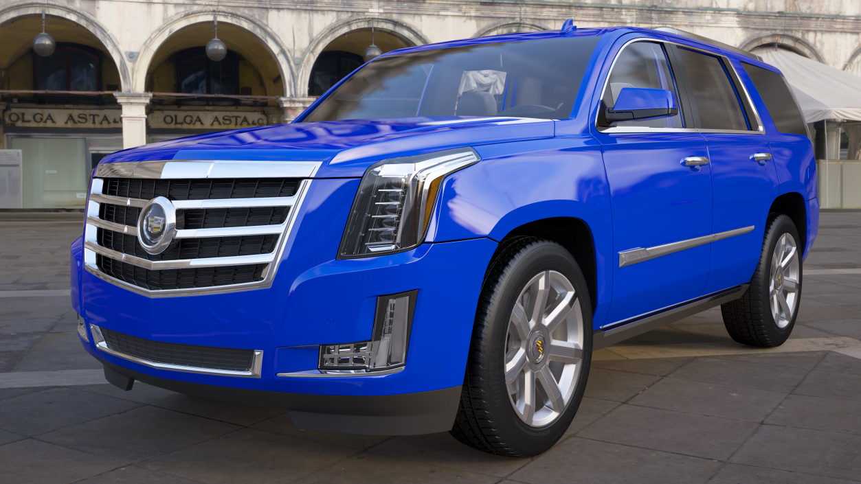 Cadillac Escalade SUV Simple Interior 3D