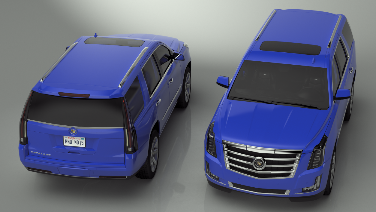 Cadillac Escalade SUV Simple Interior 3D