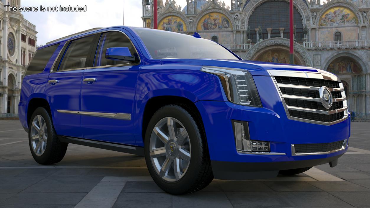 Cadillac Escalade SUV Simple Interior 3D