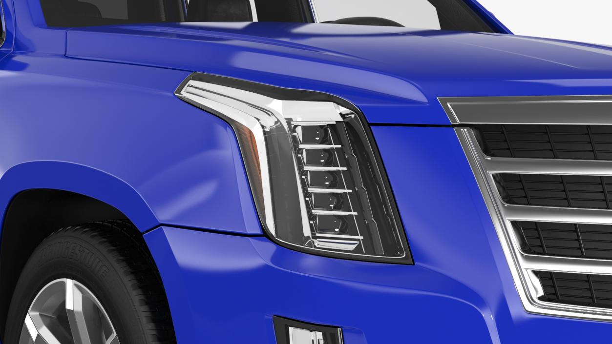 Cadillac Escalade SUV Simple Interior 3D