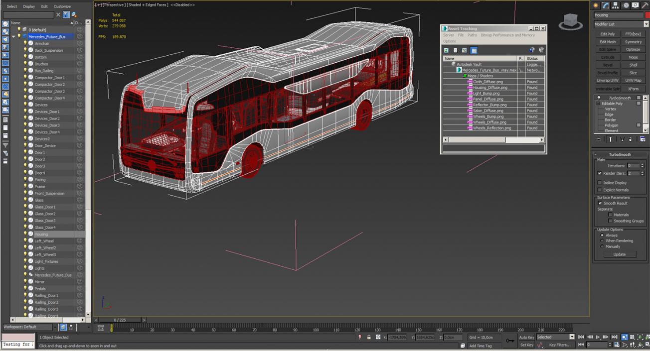 Mercedes Future Bus 3D model