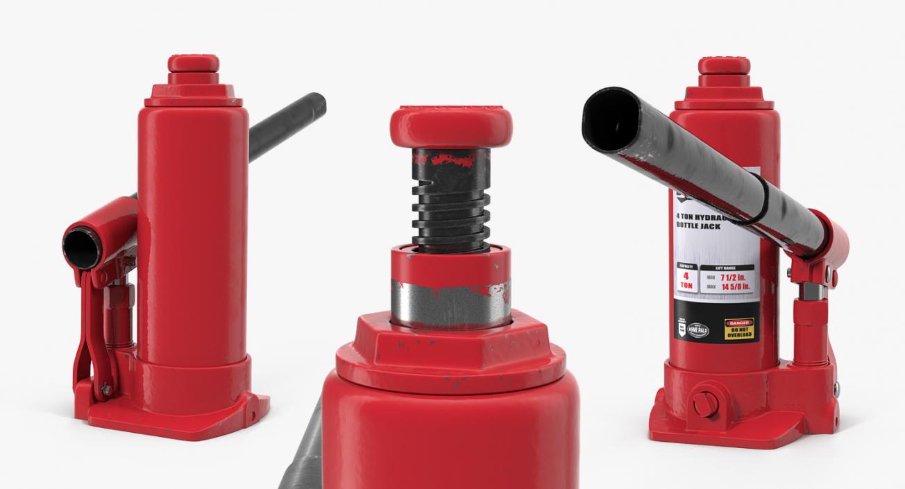 3D Hydraulic Bottle Jack