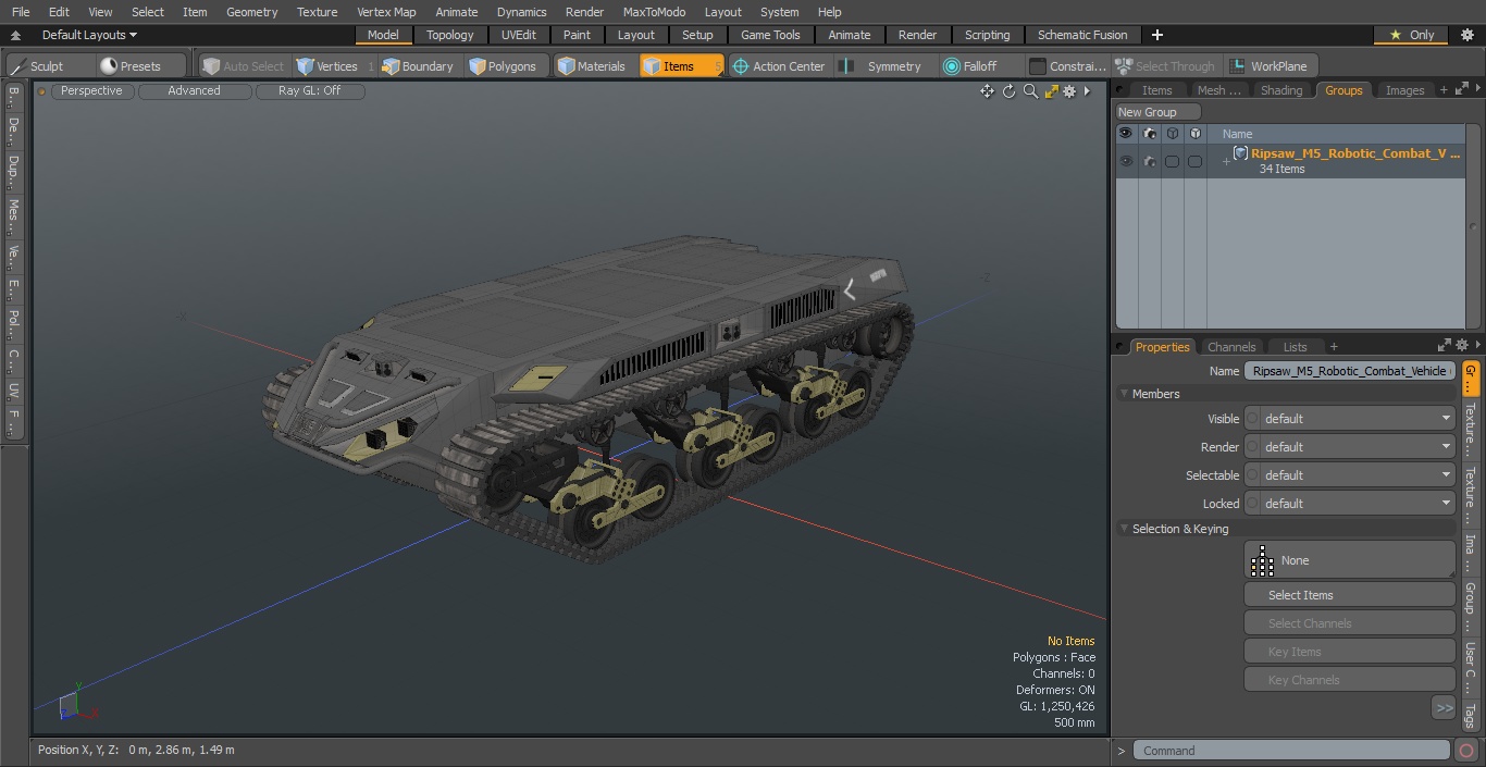 Ripsaw M5 Robotic Combat Vehicle 3D