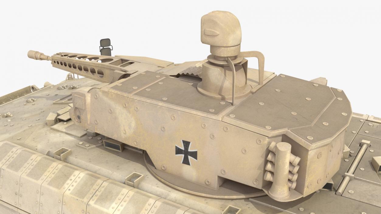 3D Puma German IFV Military Tank Sandy Dirty