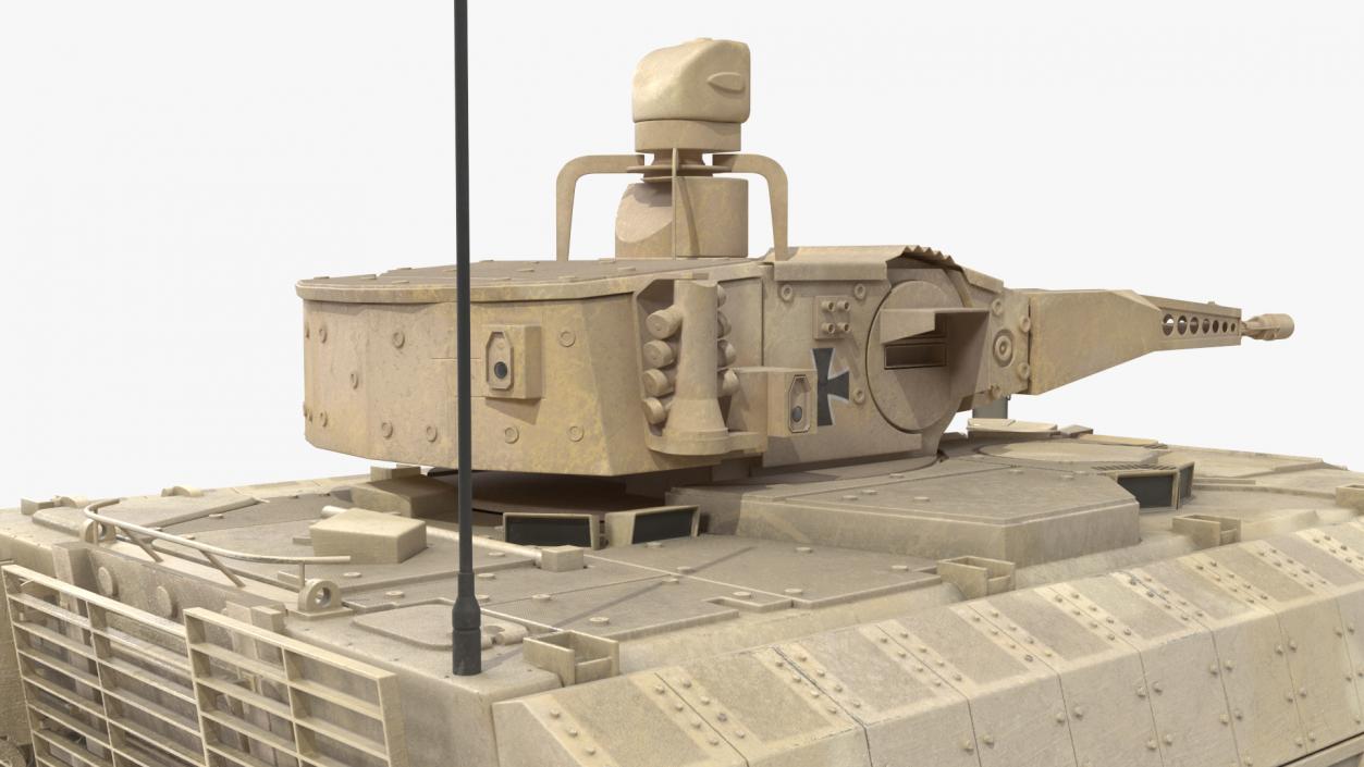 3D Puma German IFV Military Tank Sandy Dirty