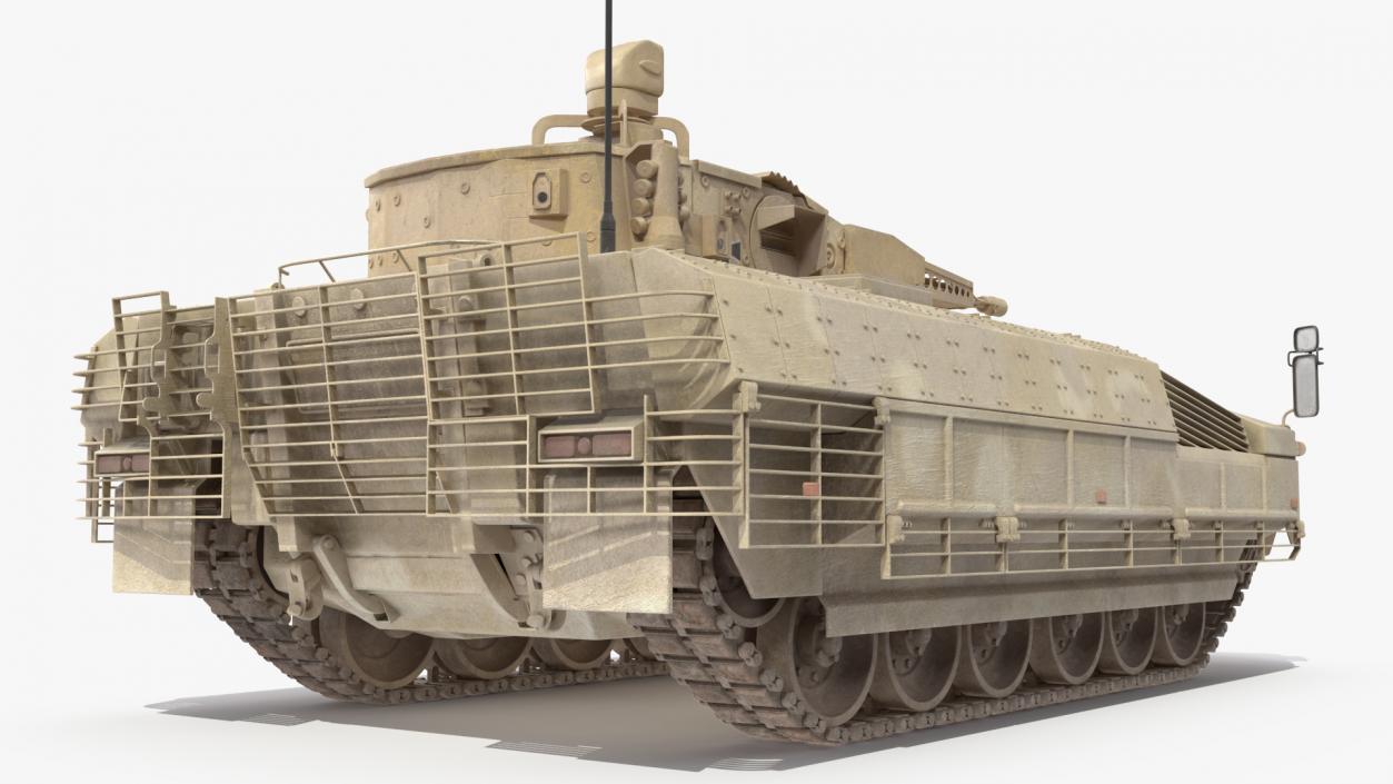 3D Puma German IFV Military Tank Sandy Dirty