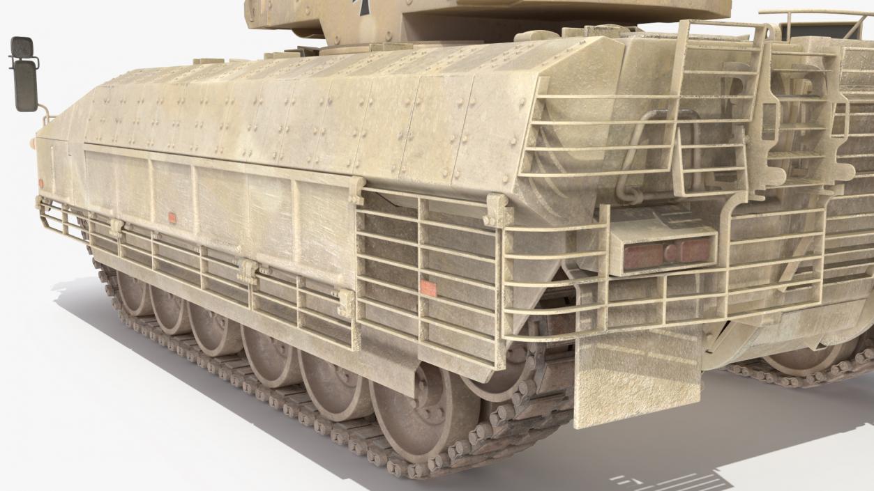 3D Puma German IFV Military Tank Sandy Dirty