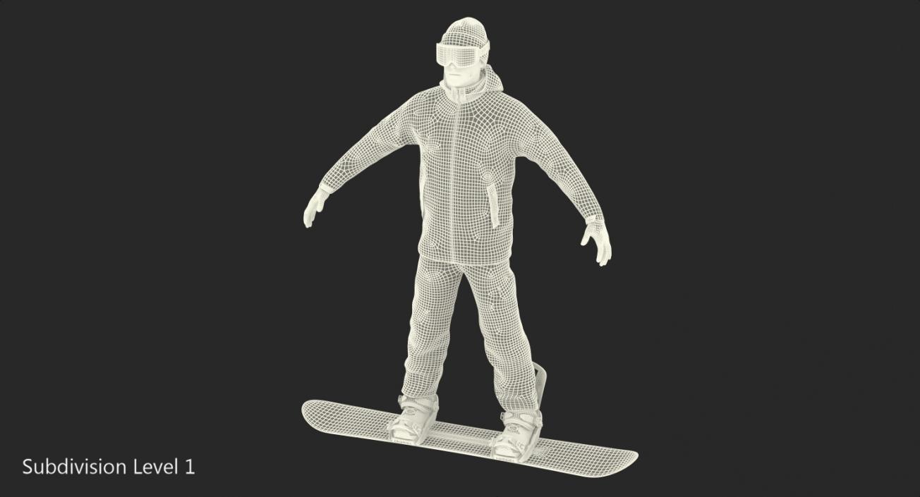 3D Snowboarder