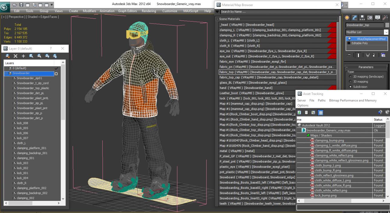 3D Snowboarder